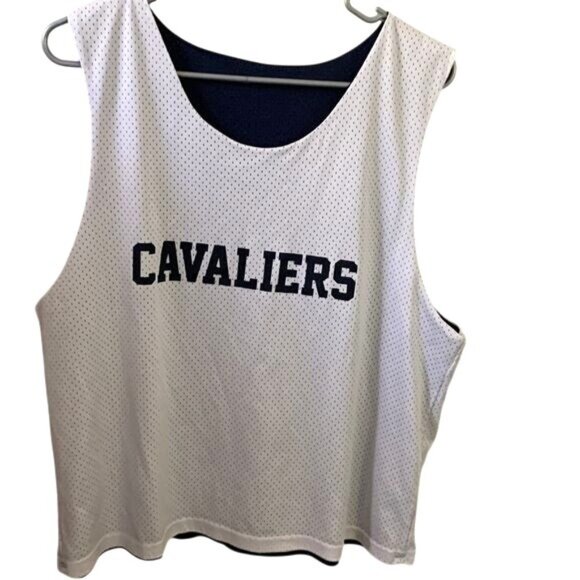 Cavaliers Augusta Sportswear Reversible Practice Jersey Tank Top M Blue/White - Picture 4 of 7
